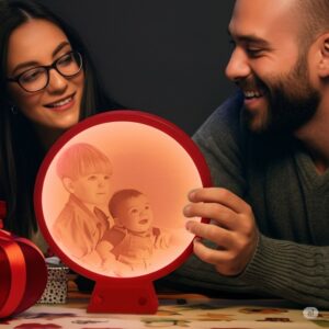 Luminária Redonda 3D Personalizado